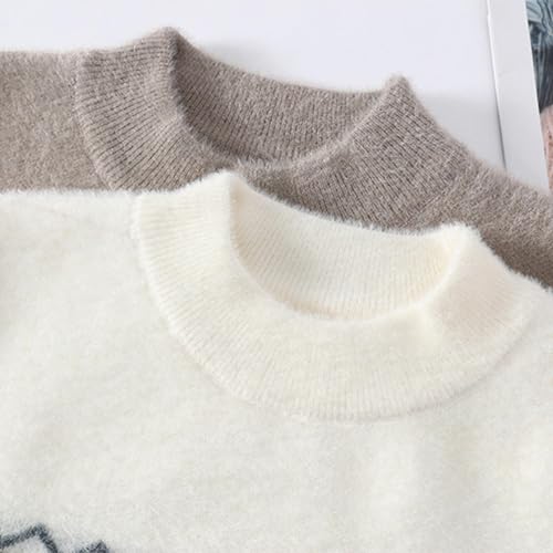 Mens Grandpa Knit Sweater Oversized Vintage Knitted Sweaters Striped Winter Spring Pullover Casual Jumper Tops4