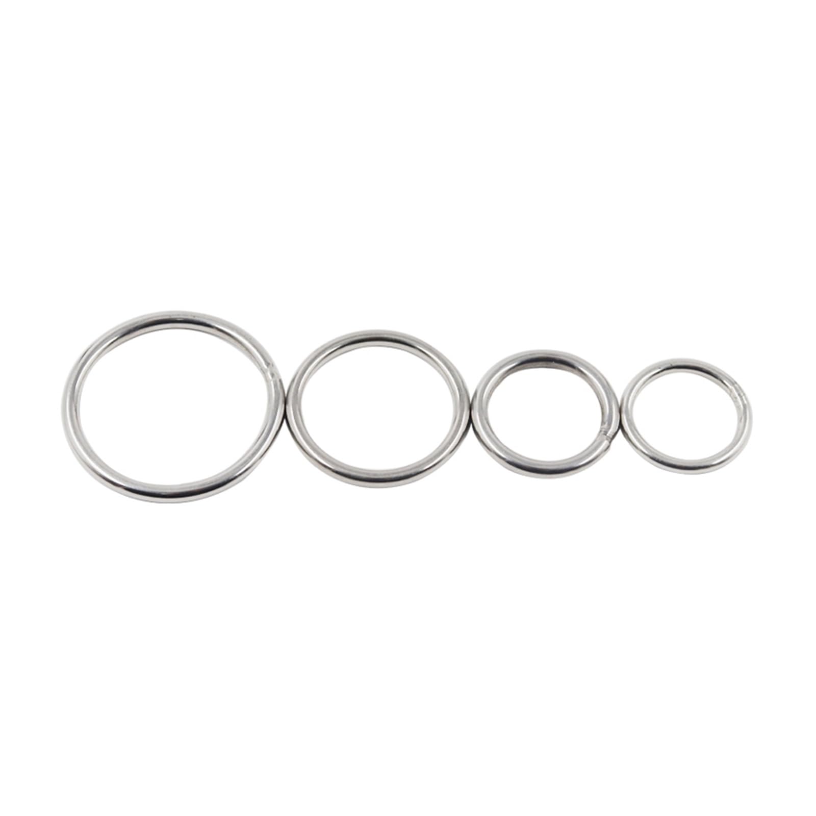 Anneaux polyvalents en acier inoxydable, Hauban de yoga robuste M3-M12, soudé, lisse et solide(M10x110)