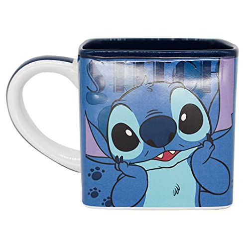 Caneca Quadrada 300ML Stitch
