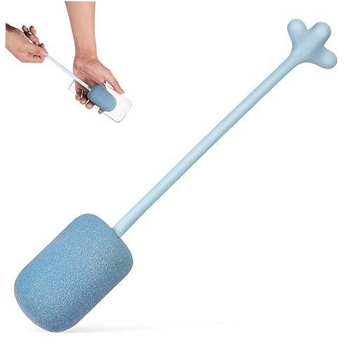 Holibanna Cepillo De Limpieza Esponja Larga para Botellas Cepillo para Biberones y Utensilios De Cocina para Limpiar Platos y Tazones