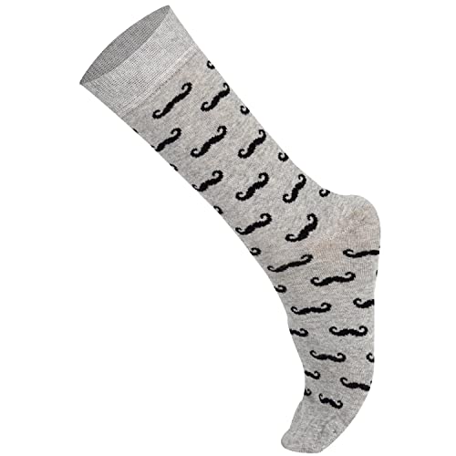Image of Mysocks Unisex Extra Fine Combed Cotton Crew Socks |Colourful Designs | Seamless Toe | Make Your Steps Enjoyable