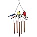 Feathered Friends Wind Chime, Made of Durable 100% Metal, Outdoor DÃ©cor - Measures 14 1/4