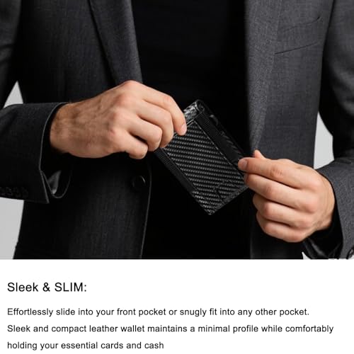 AYAIM Slim RFID Blocking Wallet for Men - Minimalist Metal Card Holder with One-Touch Ejection, 10+ Card Slots & Secure Magnetic Closure | Premium Aluminum Wallet for Travel & Everyday Carry4