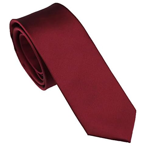 Skinny Tie - Burgundy Cover