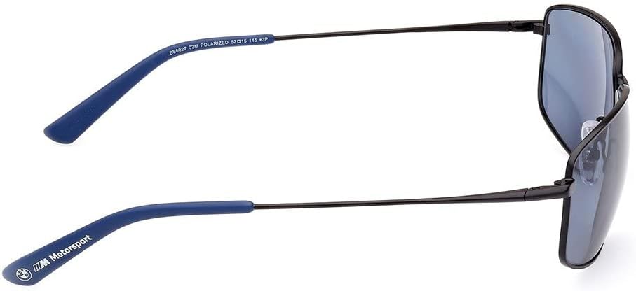 BMW MOTORSPORT BS0027 Sunglasses, Matt Black, 62 Man, black matt, 48