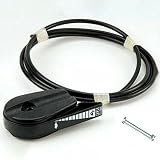 ALCOD Cable De Control De Acelerador De Cortacésped De 165cm, Kit De Manija De Línea Recubierta De Plástico Resistente, For Cortacésped For VICTA/For...