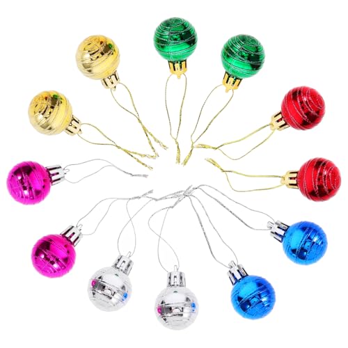 12 Boules de Noël Incassables Légères pour Sapin Intérieur - 2