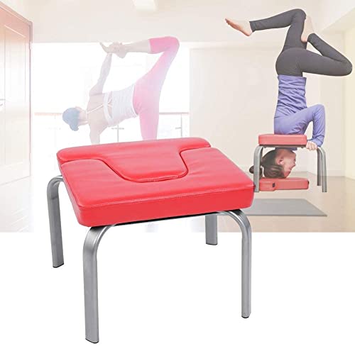 GOTOTOP Taburete de yoga, color rojo, silla de ejercicio, levantamiento de pesas,...