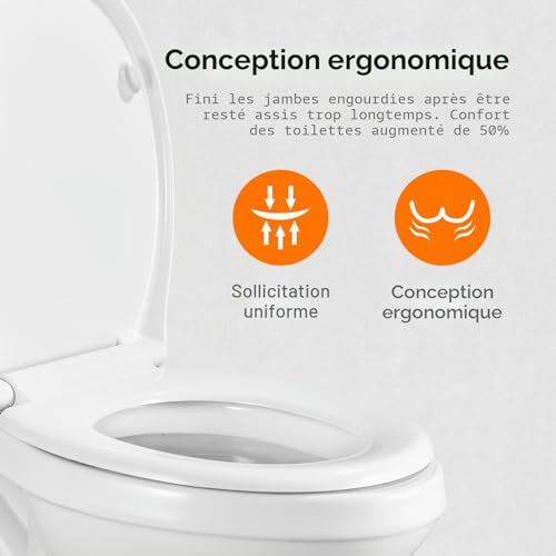 Abattant WC universel à fermeture douce G952 – Ibergrif