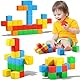 Magnetische Bausteine 32Stück 3.6CM Große Magnetspiel Magnetbausteine Magnetwürfel Magnetic Spiel Konstruktions Magnete Kinder Geschenk Spielzeug ab 3-5 Jahre Junge Mädchen Geburtstag Weihnachten