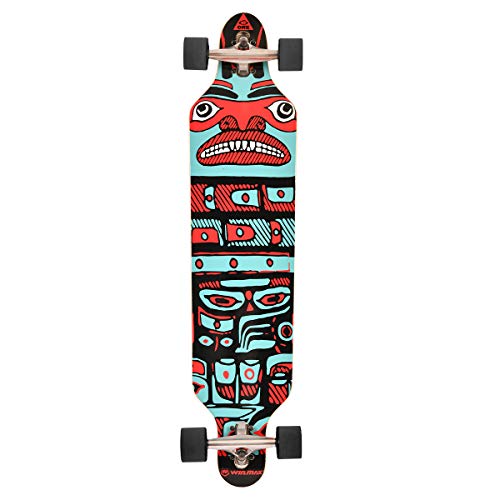 Longboard WIN.MAX Skateboard aus 7-lagigem Ahornholz