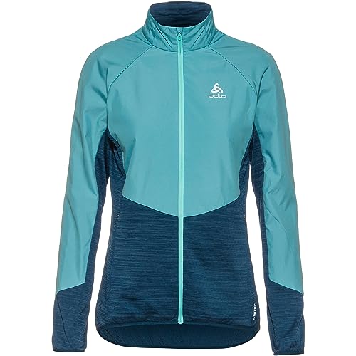 Odlo Run Easy Warm - Giacca Ibrida Da Running Uomo - Calda, Traspirante, Tasche Con Zip E Dettagli Riflettenti - 4