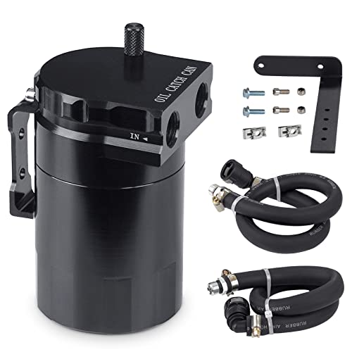 JDMON Oil Catch Can, Passenger Side Oil Separator Compatible with