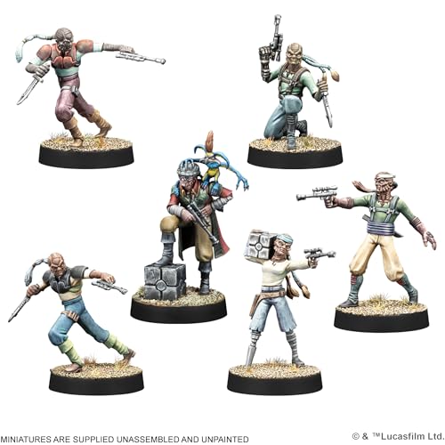Star Wars: Legion Hondo Ohnaka & Weequay Pirates miniatura 3