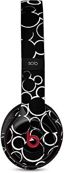 Skinit Decal Audio Skin Compatible with Beats Solo 2 Wireless - Officially Licensed Disney Mickey Mouse Logo Pattern Design