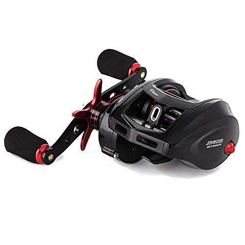 JOHNCOO Titan Baitcasting Reel Max Drag 13 Kgs Big Fish Fishing Reel for Saltwater and Freshwater Heavy Duty (Left Hand Retrieve) : Sports & Outdoors