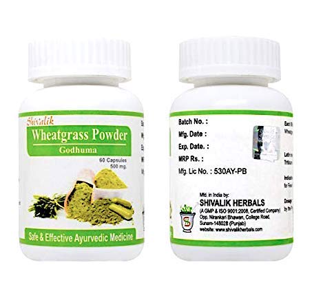 Shivalik Herbals Wheatgrass Capsules
