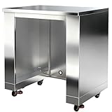 BODEGA 24 inch Stainless-Steel Outdoor Kitchen Cabinet for Beverage Cooler, Under Counter Beverage Refrigerator Cabinet Module is Designed to 24-inch Indoor/Outdoor Under-Counter Refrigerator.
