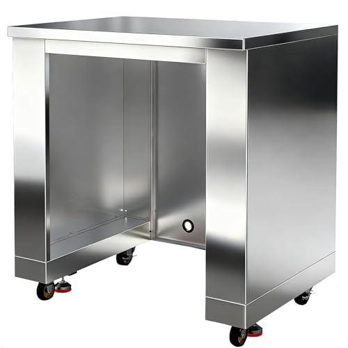 BODEGA 24 inch Stainless-Steel Outdoor Kitchen Cabinet for Beverage Cooler, Under Counter Beverage Refrigerator Cabinet Module is Designed to 24-inch Indoor/Outdoor Under-Counter Refrigerator.