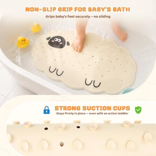 UNEEDE Non Slip Bathtub Mat for Kids by UNEEDE - Used condition - Image 2