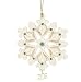 Lenox Christmas 2016 Annual Gemmed Snowflake Ornament Green Stones Gold