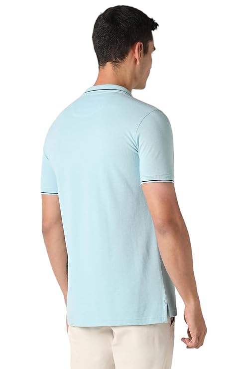 Image of TR Nagesh Men's Cotton T-Shirt | Collar with Half Sleeve T-Shirt | Plain Regular-Fit Polo Neck T-Shirt | Casual Wear Solid T-Shirt | Breathable for Men's T-Shirt