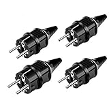 MEIKEE Europäischer Standardstecker mit Schutzkontak 250V/16A.