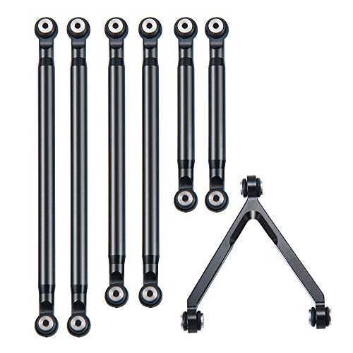 ZuoLan Aluminum Suspension Links Set for 1:24th Axial SCX24 AXI90081 Deadbolt Upgrades RC Crawler Car