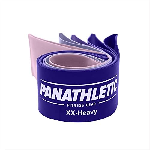 Panathletic Taśmy Oporowe - Gumy do Ćwiczeń, Zestaw 5 Gum o Różnych Oporach, Przewodnik z Ćwiczeniami, eBook, Torba  5x gumy treningowe, taśma do ćwiczeń fitness