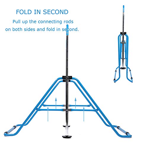 Dobests Gymnastics Bar Equipment For Home For Kids Height Adjustable Junior Training Kip Bar Uneven Bars For 3-7 Years (Blue) #TOP2