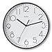 Price comparison product image Hama Wall Clock, Plastic Glass, Black, Standard
