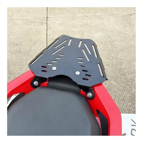Porte-bagages moto Shengshi 368G, support coffre intégré solide avec plaque