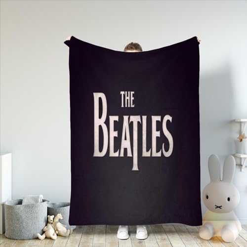 AMNOOL The Beatles Couvertures en flanelle d’automne et d’hiver, couverture en microfibre polaire ultra douce, couverture confortable et chaude avec impression 3D pour enfants et adultes 100 x 130 cm - Les Beatles, Paul McCartney, John Lennon, RIngo Starr, George Harrison AMNOOL The Beatles Couvertures en flanelle d'automne et d'hiver, couverture en microfibre polaire ultra douce, couverture confortable et chaude avec impression 3D pour enfants et adultes 100 x 130 cm