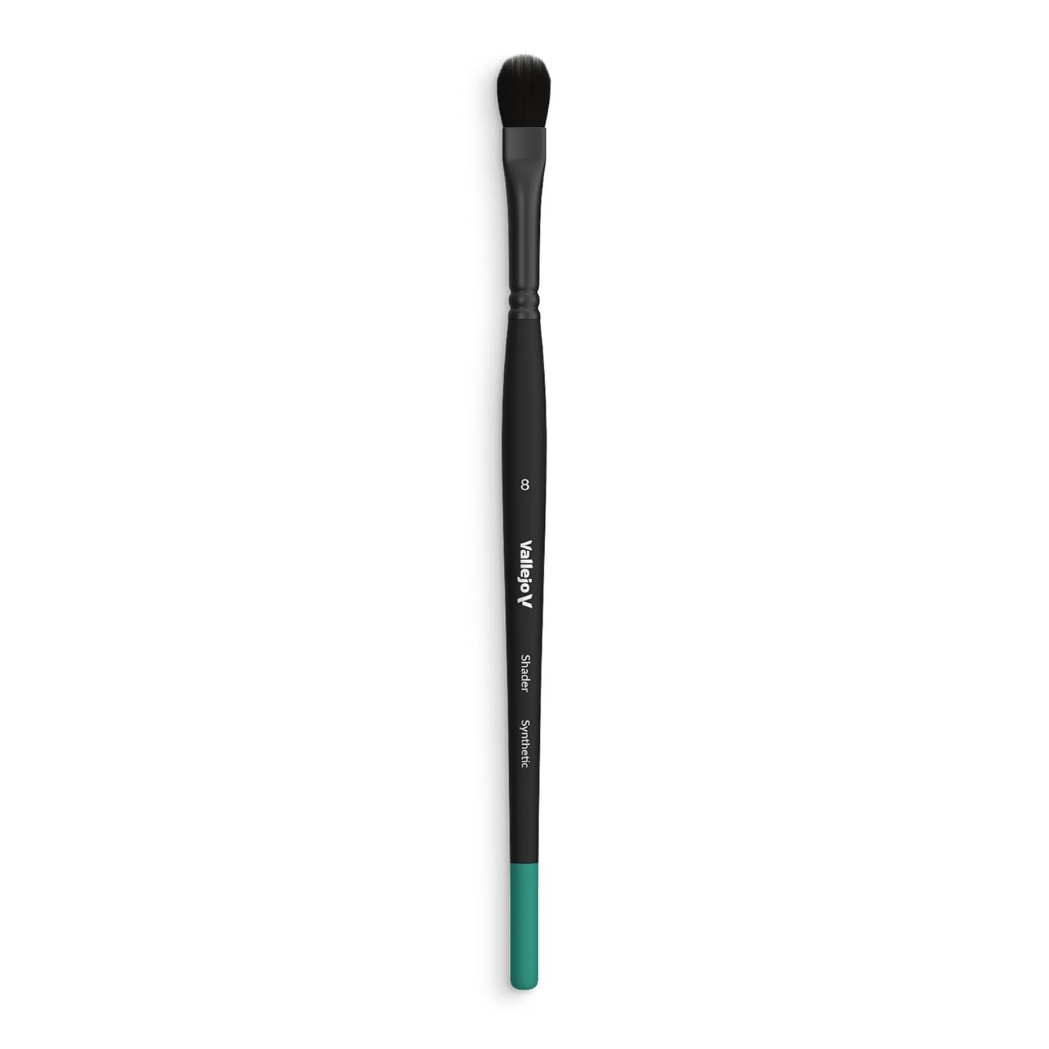 Vallejo Shader B06008 Filbert Flat Synthetic Brush No. 8