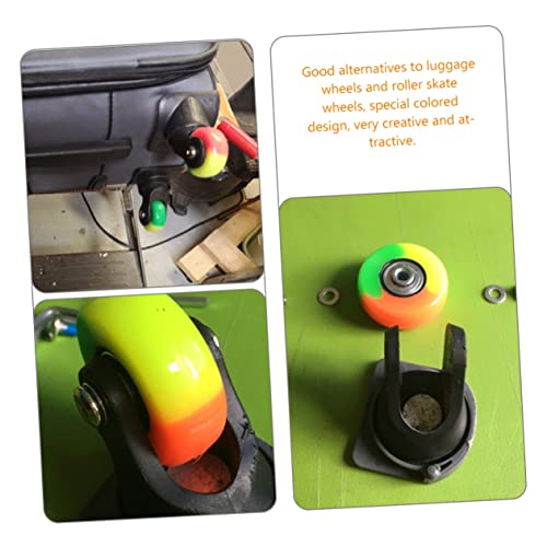 TEHAUX 8 Conjuntos De Malas De Rodas Universais Caso De Carrinho De Reparo Peças De Reposição Rodas