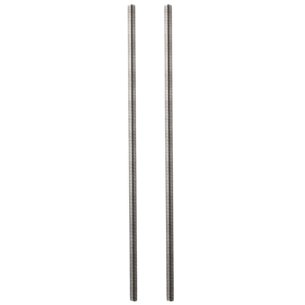 Rods Bar Studs 2PCS 1.25mm Thread Pitch Useful M8 Fully Threaded Rod Practical 304 Stainless Steel Long Threaded Screw Clamps(M8 x 120mm)