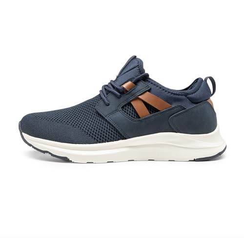 Bruno Marc Bruno Marc Men's Slip-on Lightweight Sneaker Breathable Walking Shoes,Size 11,Navy,SBFS2404M