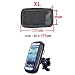 Produktbild Fahrrad-Telefon-Halter-Motorrad-Fahrrad-Ständer Drehbare 3,5-6,5 Zoll Motorrad-Handyhalterung Size XL1