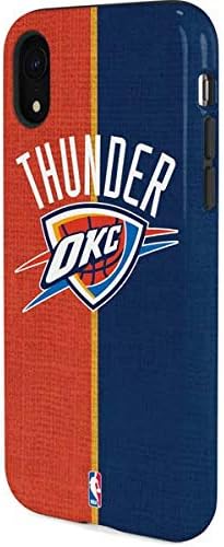 Skinit Pro Phone Case Compatible with iPhone XR - Officially Licensed NBA OKC Thunder Split Design