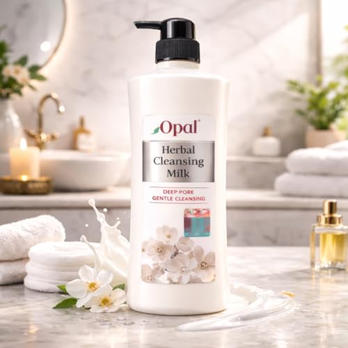 Image of OPAL Herbal Cleansing Milk(NEW IMPROVED PACK,950ml)-Deep Pore Cleansing, Nourishing & Hydrating,Suitable for Face, Body & Hands,