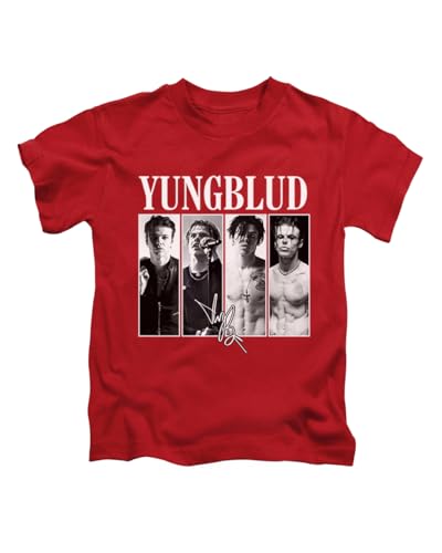 New Spirit Original Four pics Yung-Blud, pop Punk youngblud Idols Tee T-Shirt Funny Unisex T Shirt Top Red
