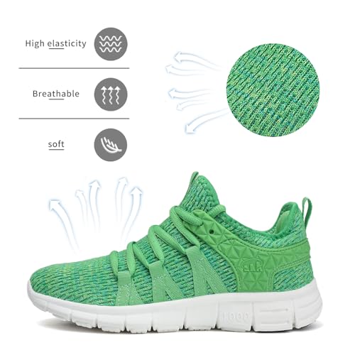 Image of INZCOU Running Shoes Lightweight Tennis Shoes Non Slip Gym Workout Shoes Breathable Mesh Walking Sneakers