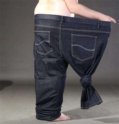 Men's Stretch Jeans Oversize Mens Elastic Stretch Denim Trousers Male Jean Pants3