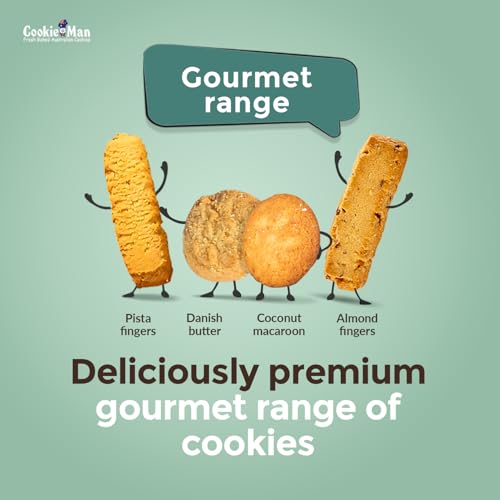 Image of CookieMan Premium Coconut Cookies - 200g | Soft & Delicious Biscuits, Ideal for Gifting & Enjoying Anytime | Bakery styled Coconut Rich Biscuits | Perfect for Snack (Pack of 2)