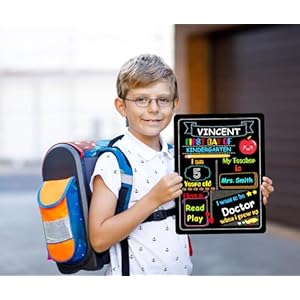 Waahomefirstandlastdayofschoolboard9x12firstdayofschoolsigndoublesidedmy1stdayofkindergartenpreschoolchalkboardsignforkidsgirlsboysbacktoschoolphotopropsupplies Urban Country Home Decor Waahome first and last day of school board 9x12 first day of school sign double sided my 1st day of kindergarten preschool chalkboard sign for kids girls boys back to school photo prop supplies urban country home decor