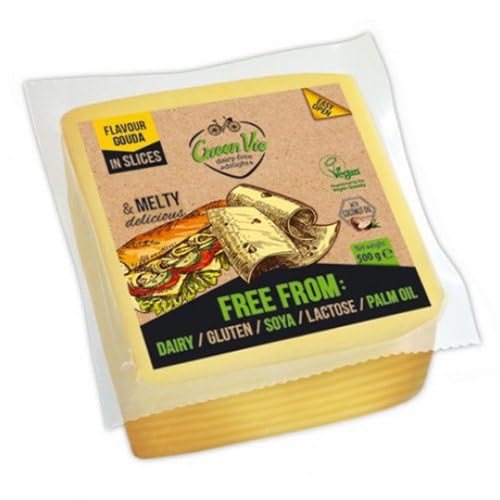 GreenVie Queso Gouda en Lonchas vegano 500g