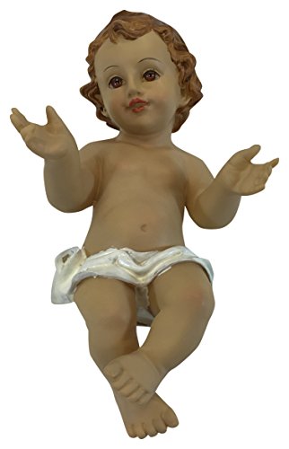 Paben Articoli Religiosi Gesù Bambino, Resina, Multicolore, 20X9X7 Cm