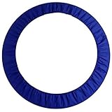 MPYEKP Replacement Trampoline Safety Pad Mat, Trampoline Edge Protection, Waterproof and Tear-Resistant Trampoline Safety Spring Cover Round Frame Pad(Blue,45in)