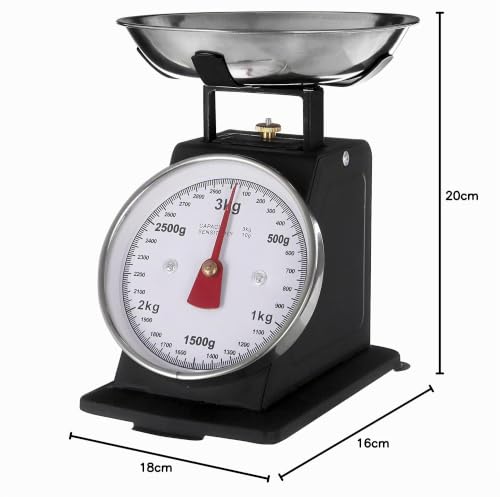 Miniatura 2 de Premier Housewares - Bascula Retro - 3 Kilos De Color Negro