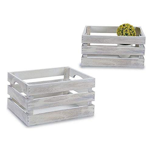 Caja Madera Blanca 26 X 16 X 13 CM